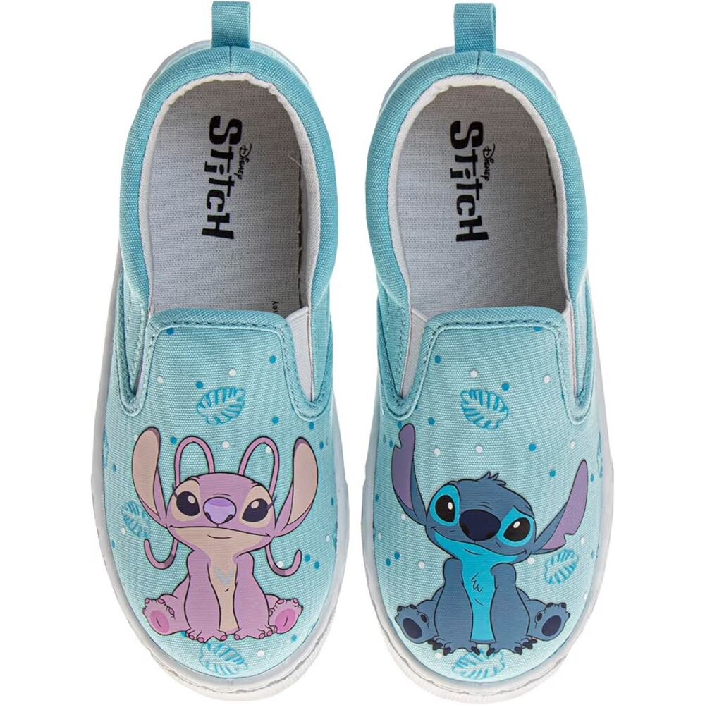 Disney Lilo and Stitch Lowtop Sneakers - Stitch Low Top Shoes Slipon Size 6 - Picture 1 of 8